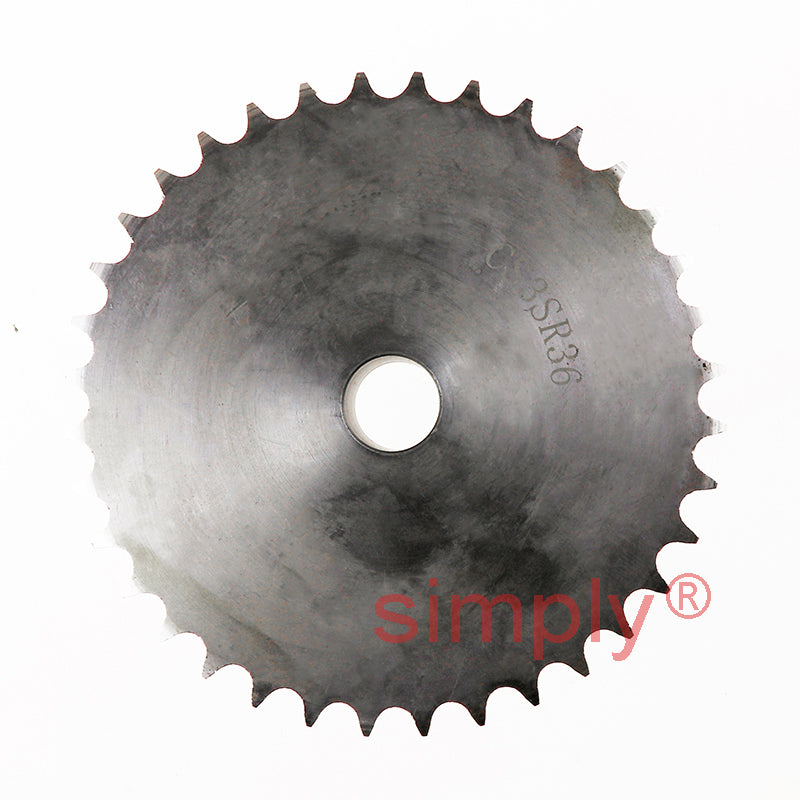 36 Tooth 06B Simplex Pilot Bore Sprocket for 3/8 inch Pitch Chain