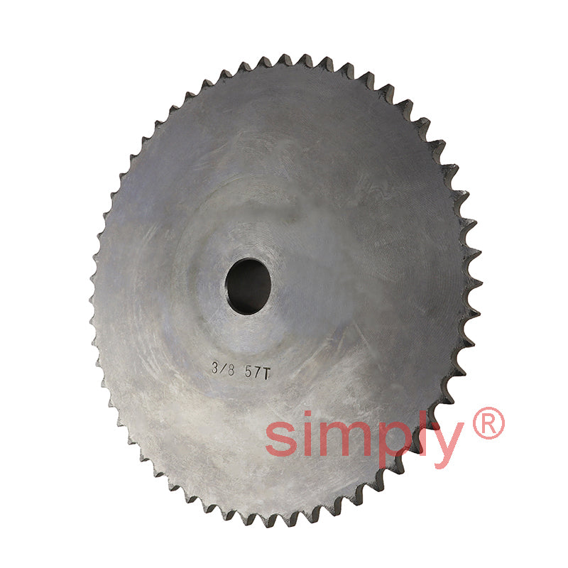 57 Tooth 06B Simplex Pilot Bore Sprocket for 3/8 inch Pitch Chain