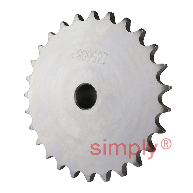 27 Tooth 08B Simplex Pilot Bore Sprocket for 1/2 inch Pitch Chain