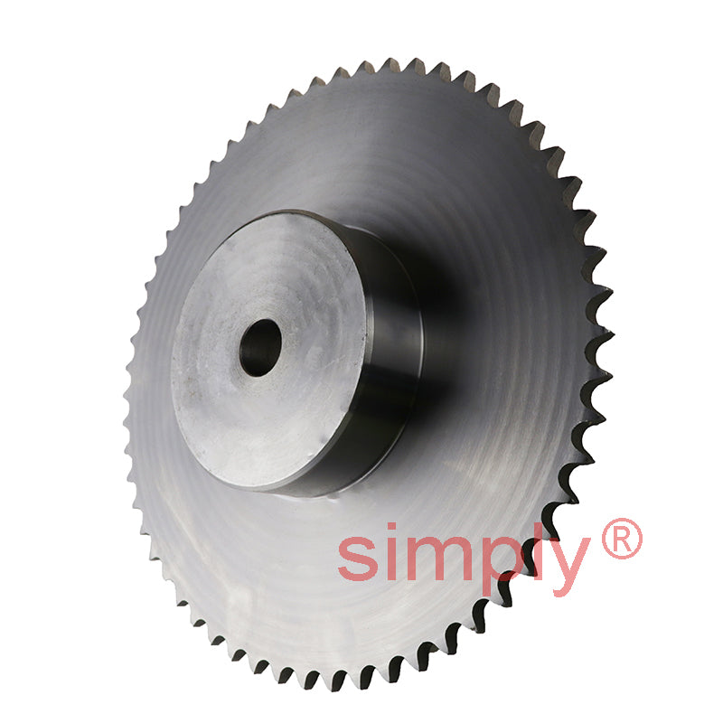 57 Tooth 08B Simplex Pilot Bore Sprocket for 1/2 inch Pitch Chain