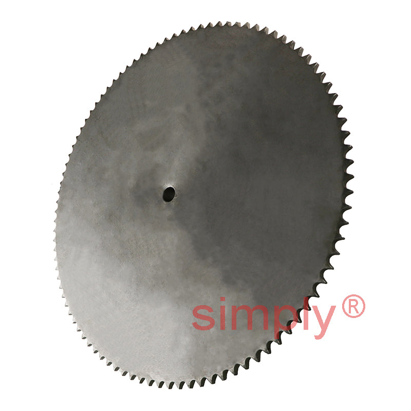 95 Tooth 08B Simplex Pilot Bore Sprocket for 1/2 inch Pitch Chain
