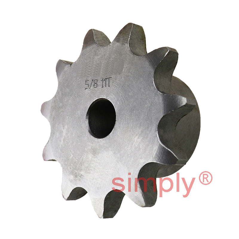 11 Tooth 10B Simplex Pilot Bore Sprocket for 5/8 inch Pitch Chain