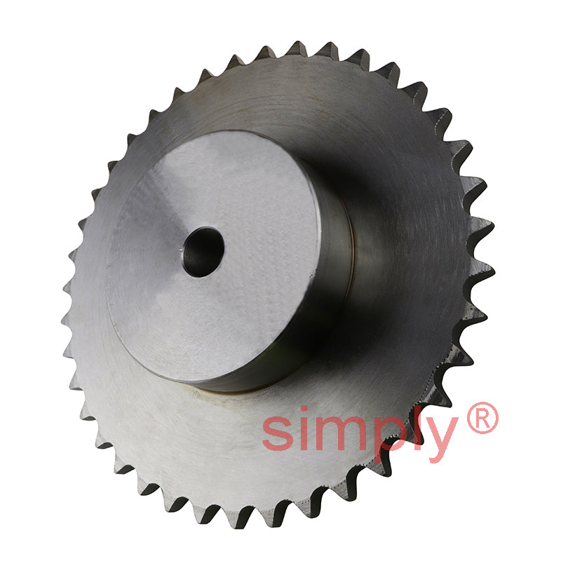 39 Tooth 10B Simplex Pilot Bore Sprocket for 5/8 inch Pitch Chain
