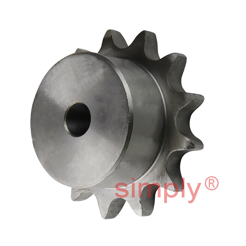 13 Tooth 12B Simplex Pilot Bore Sprocket for 3/4 inch Pitch Chain
