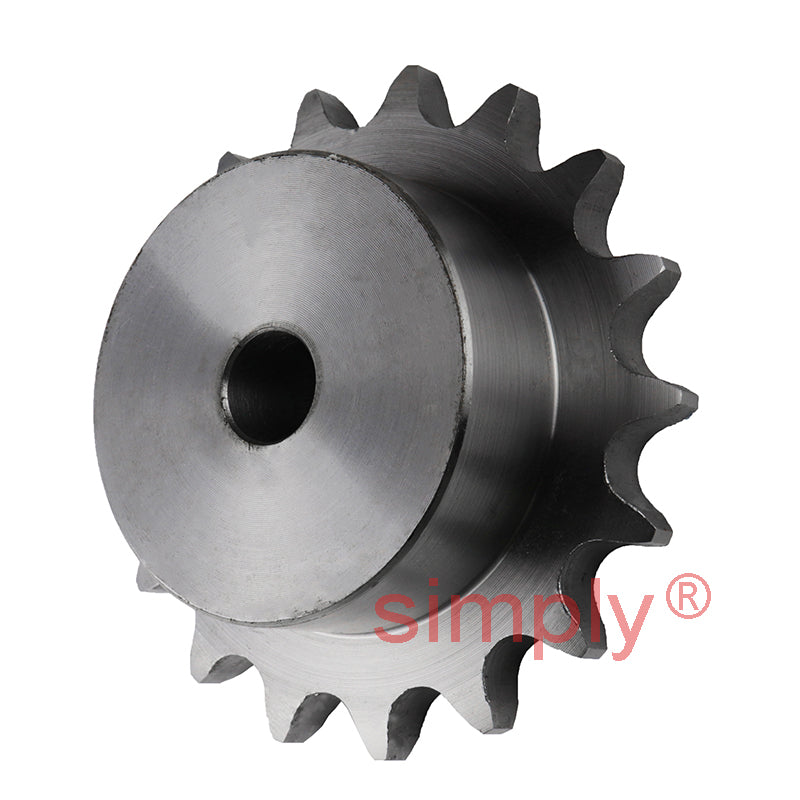 17 Tooth 12B Simplex Pilot Bore Sprocket for 3/4 inch Pitch Chain
