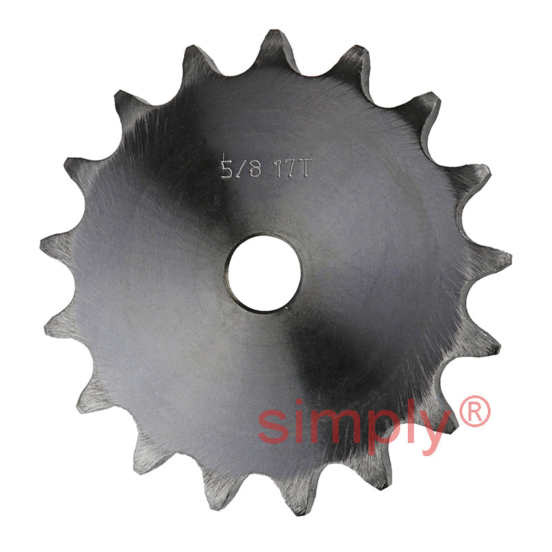 17 Tooth 12B Simplex Pilot Bore Sprocket for 3/4 inch Pitch Chain