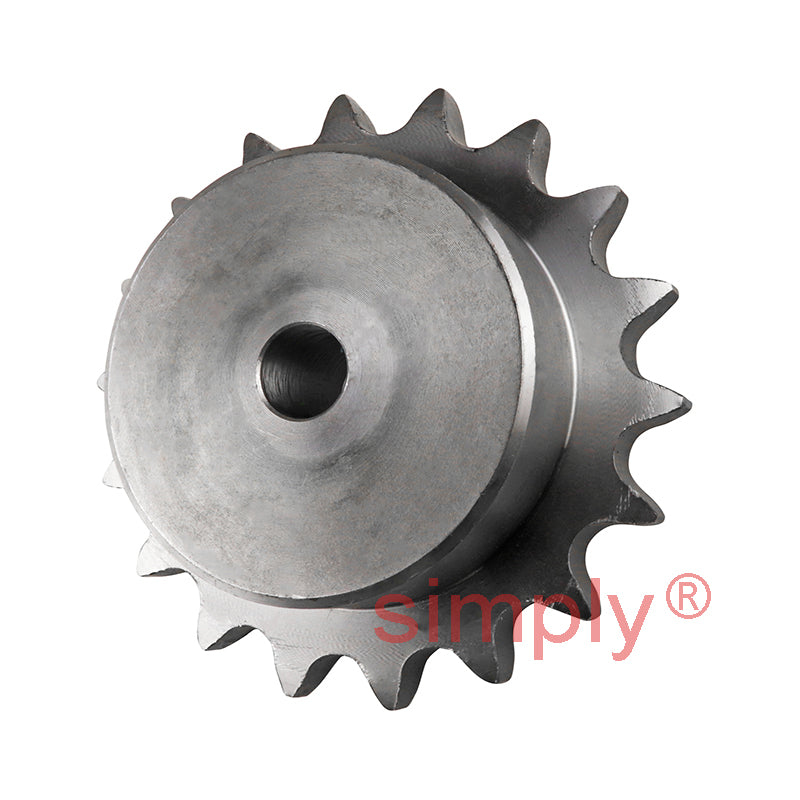 18 Tooth 12B Simplex Pilot Bore Sprocket for 3/4 inch Pitch Chain