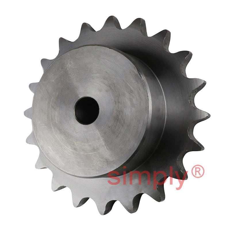 20 Tooth 12B Simplex Pilot Bore Sprocket for 3/4 inch Pitch Chain