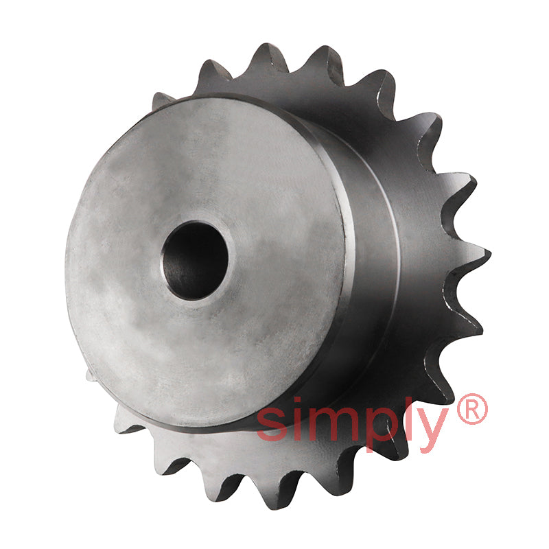 21 Tooth 12B Simplex Pilot Bore Sprocket for 3/4 inch Pitch Chain