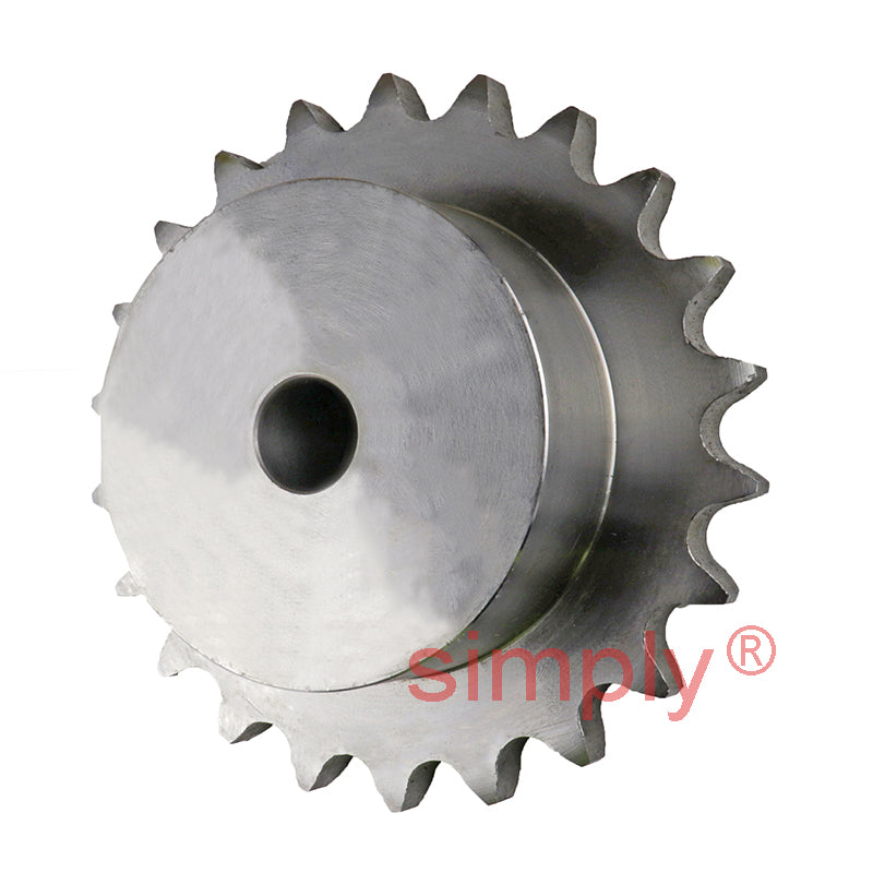 22 Tooth 12B Simplex Pilot Bore Sprocket for 3/4 inch Pitch Chain