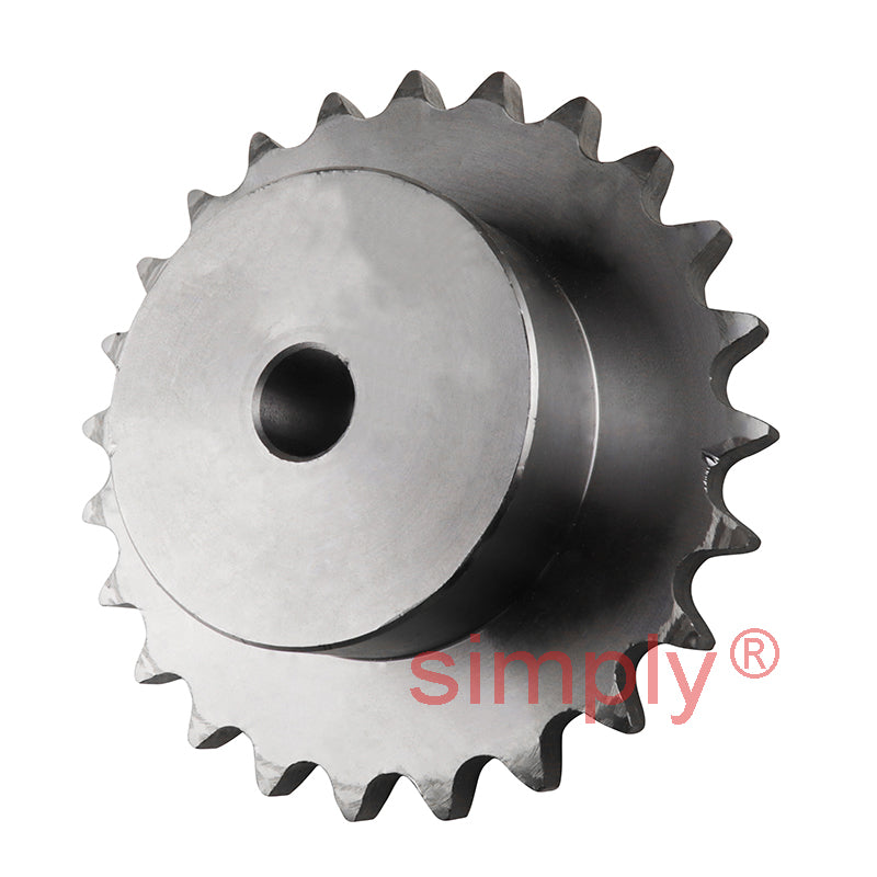 24 Tooth 12B Simplex Pilot Bore Sprocket for 3/4 inch Pitch Chain