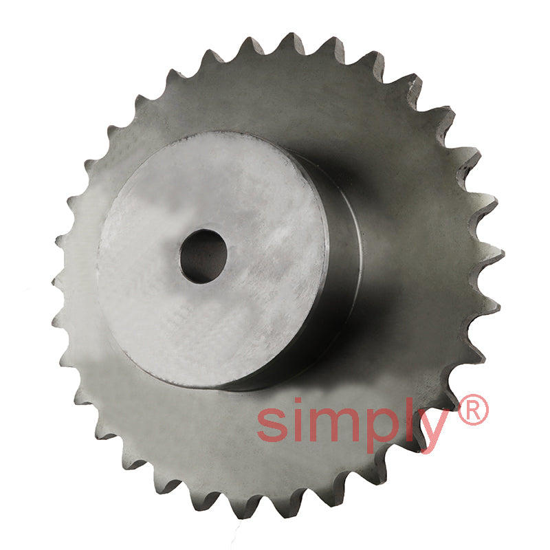 32 Tooth 12B Simplex Pilot Bore Sprocket for 3/4 inch Pitch Chain