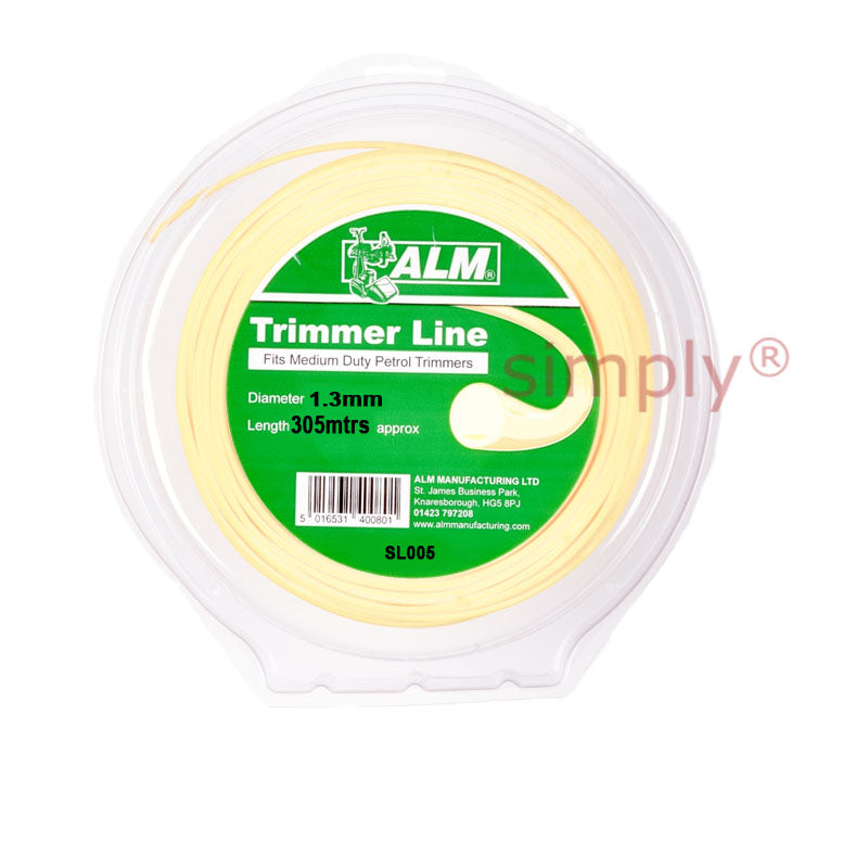 Universal Parts SL005 Round Strimmer Cord/Line 1.3mm - 305m