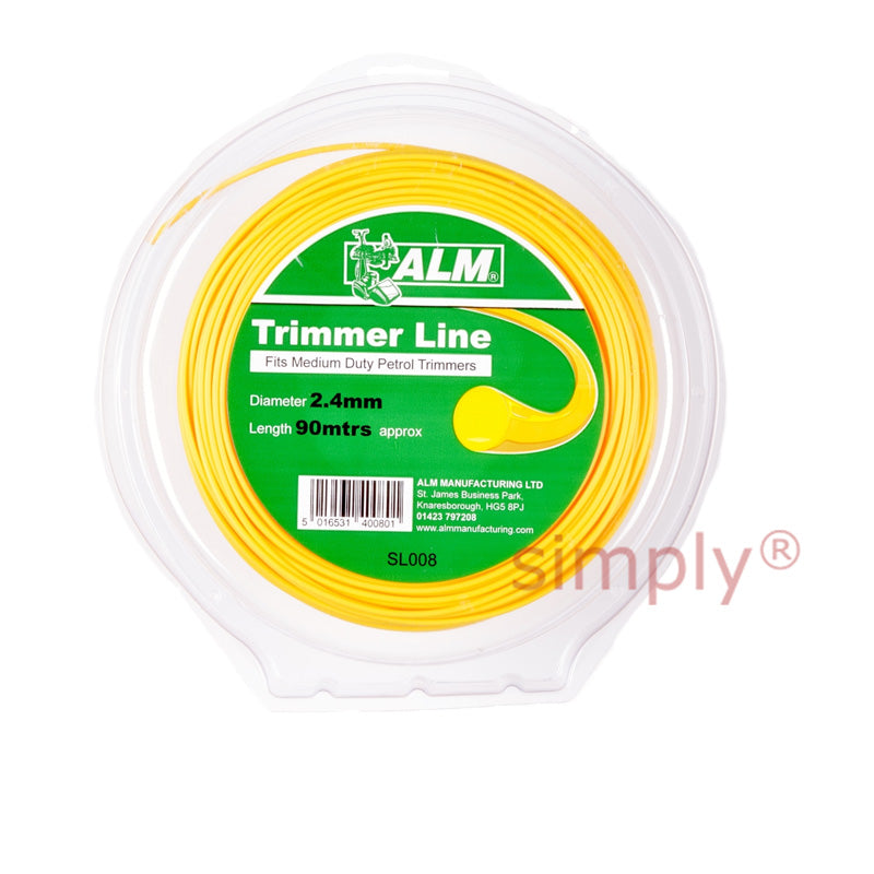 Universal Parts SL008 Round Strimmer Cord/Line 2.4mm - 90m