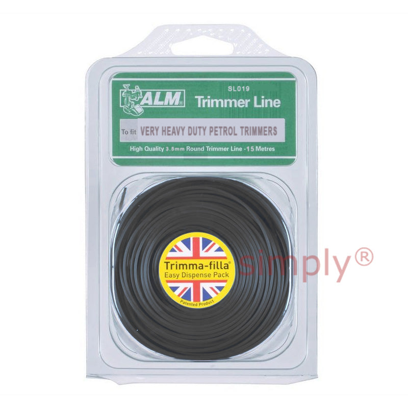 Universal Parts SL019 Round Strimmer Cord/Line 3.5mm - 15m