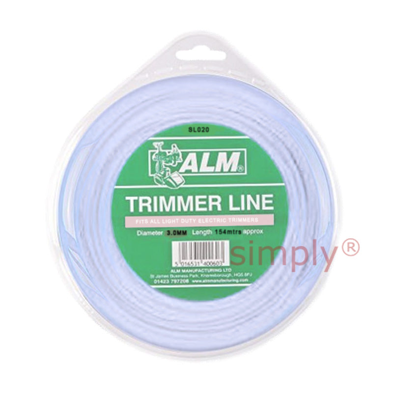Universal Parts SL020 Round Strimmer Cord/Line 1.3mm - 154m