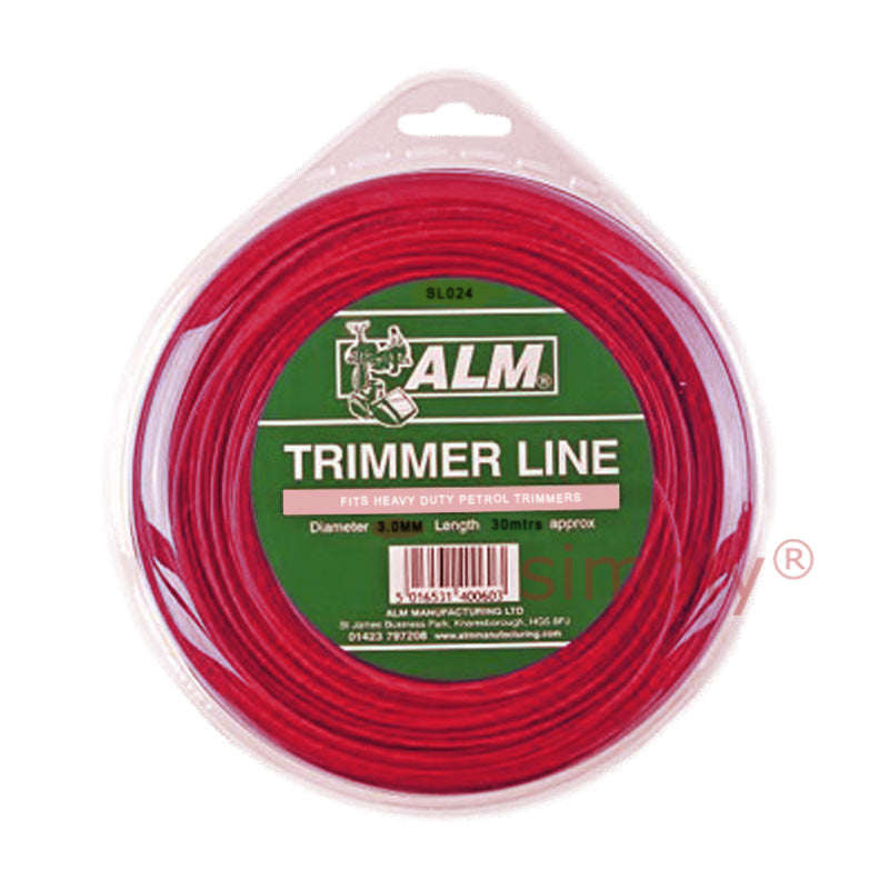 Universal Parts SL024 Round Strimmer Cord/Line 3mm - 29m