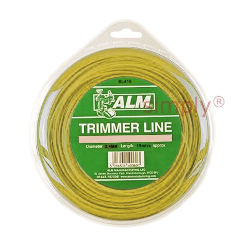 Universal Parts SL415 Round Strimmer Cord/Line 2.4mm - 15m