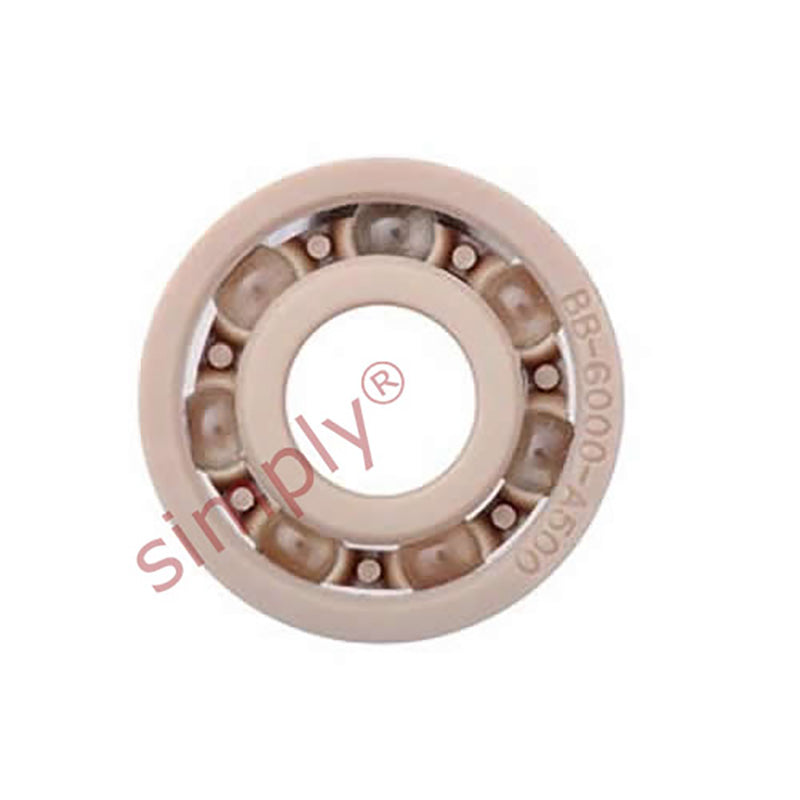 xiros xirodur BB608A50070GL Open Type Polymer Ball Bearing with PEEK Cage and Glass Balls 8x22x7mm - Allow 2-3 Days