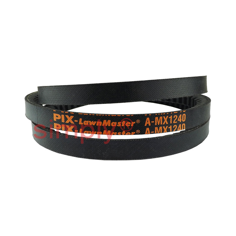 A-MX1240 Lawn and Garden Machinery V-Belt Fits Mountfield