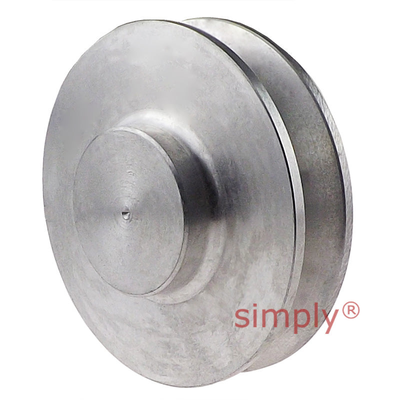SPA Section Un-Bored Aluminium Pulley with 1 Groove 60mm Pitch Diameter