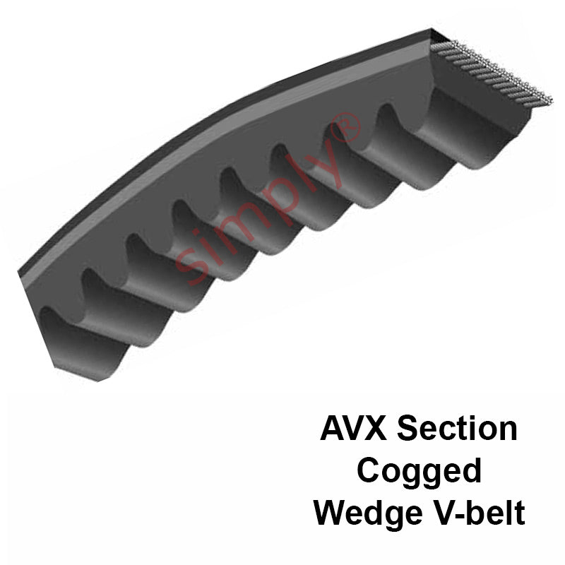 AVX10x865 Major Brand AVX-Section Cogged V-Belt