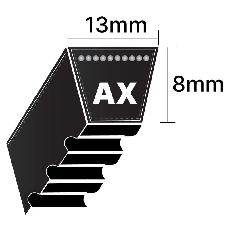 AX29 Premier Quality AX-Section Cogged V-Belt