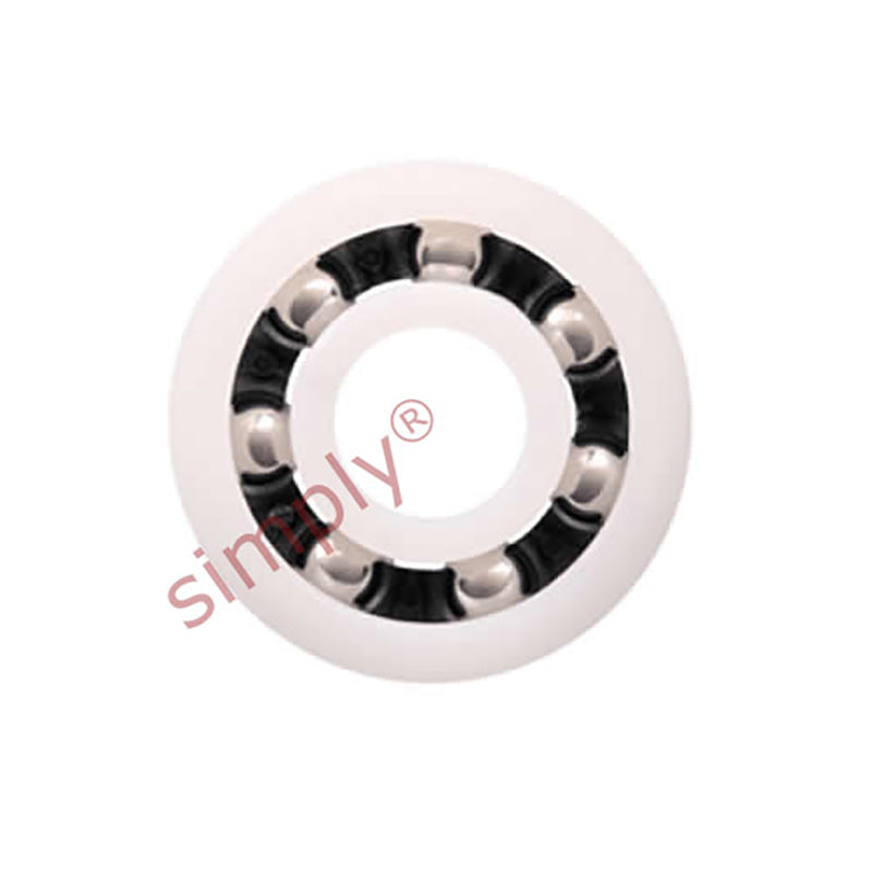 xiros xirodur BB6004B18030ES Open Type Radial Groove Ball Bearing with B180 Cage and Stainless Steel Balls 20x42x12mm - Allow 2-3 Days