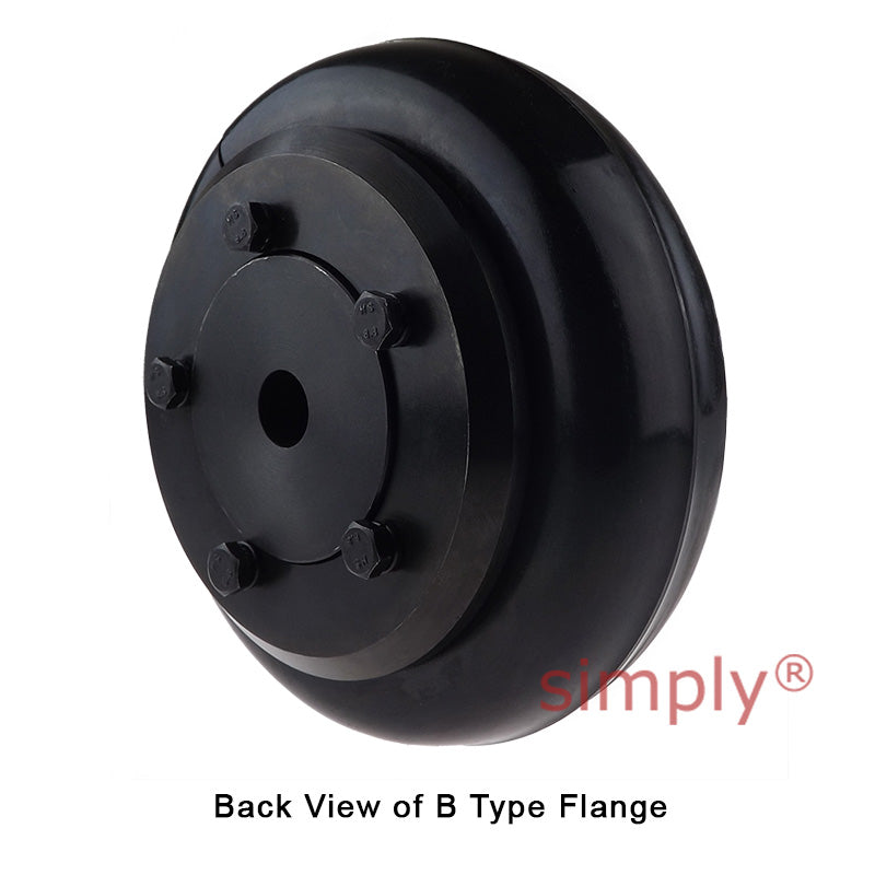 Major Branded F70B/F70B Pilot Bored Tyre Drive Coupling Assembly with Fire Resistant Antistatic (F.R.A.S) Tyre
