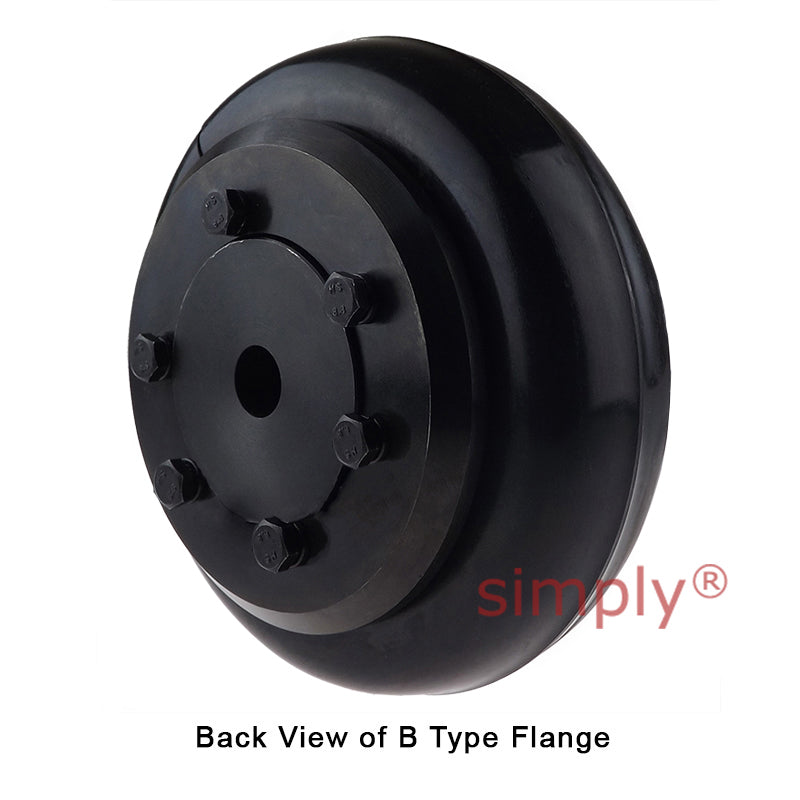 Major Branded F80B/F80B Pilot Bored Tyre Drive Coupling Assembly with Natural Rubber Tyre