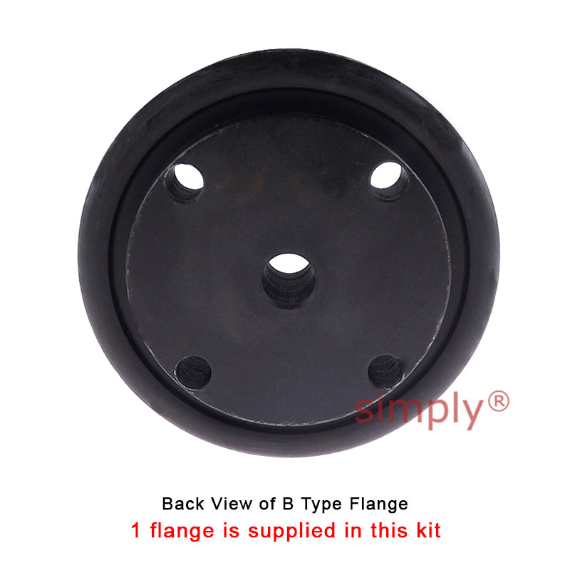 Major Branded F50F/F50B Inner Facing Taper Bore/Pilot Bored Tyre Drive Coupling Assembly with Fire Resistant Antistatic (F.R.A.S) Tyre