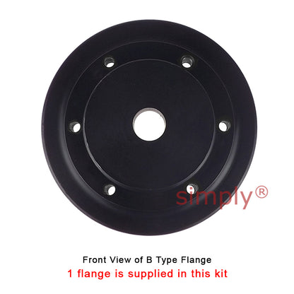 Major Branded F80F/F80B Inner Facing Taper Bore/Pilot Bored Type Tyre Drive Coupling Assembly with Natural Rubber Tyre