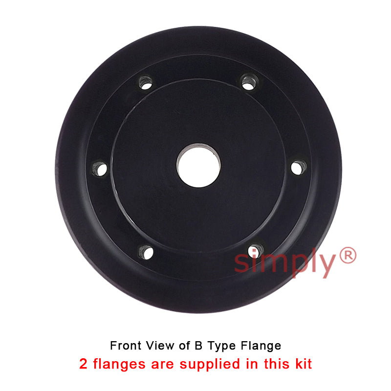 Major Branded F90B/F90B Pilot Bored Tyre Drive Coupling Assembly with Fire Resistant Antistatic (F.R.A.S) Tyre