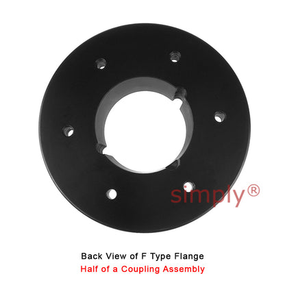 Major Branded F120F-MB Drive Coupling Inner Tapered Locking Bush Type Max Bush Bore 100mm / 4 inch