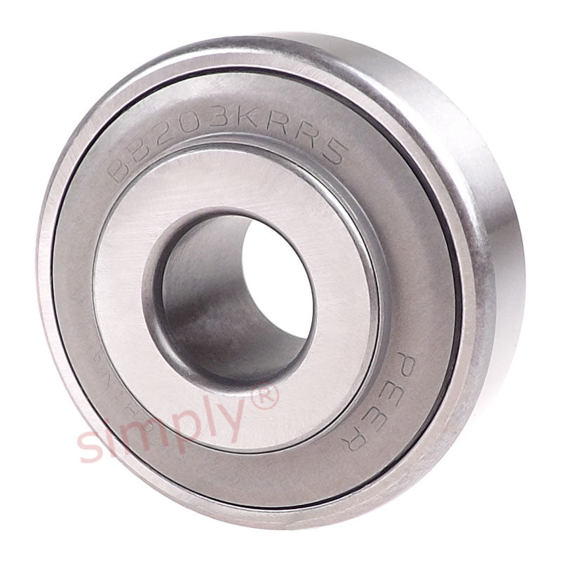 Major Branded BB203KRR5 Press Wheel Round Bore Bearing 0.515x1.5748x0.72 inch