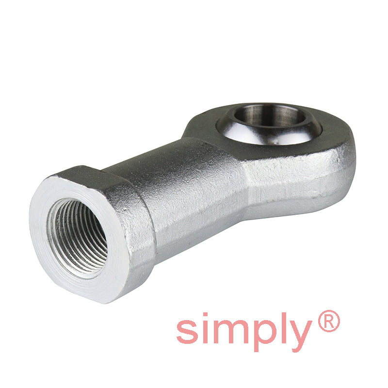 Durbal BEF08-20-502 Maintenance Free Left Hand Metric Steel / PTFE Lined Female Rod End M8 Thread