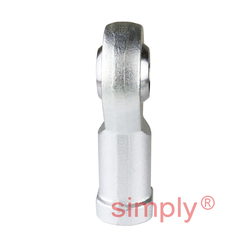 Durbal BEF14-20-502 Maintenance Free Left Hand Metric Steel / PTFE Lined Female Rod End M14 Thread