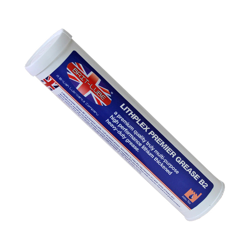 Brit-Lube Indu-Tek Lithplex Premier Grease B2 400g - Allow 2-3 Days