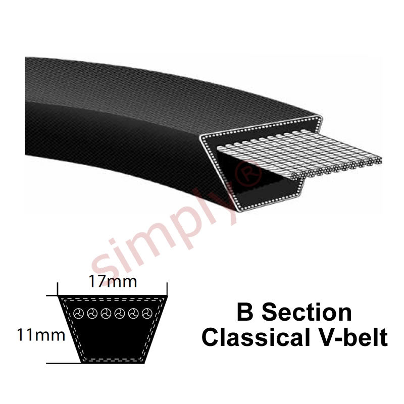 B208 Pix Classical B-Section Muscle V-Belt
