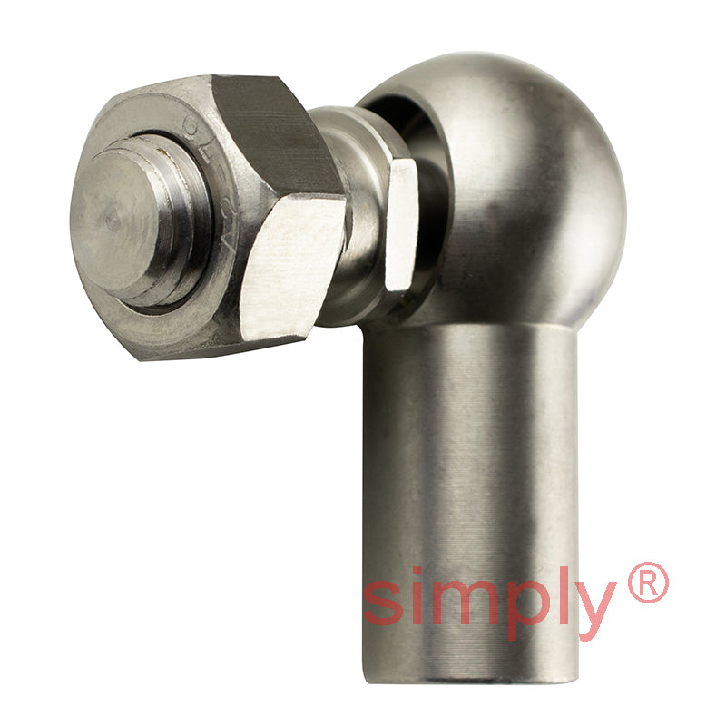 Chiavette C16-M12-INOX Ball Stud - Allow 1-2 Days - Contact Us For Faster Delivery