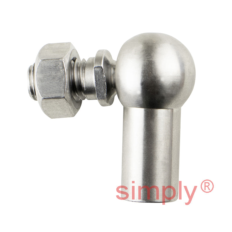 Chiavette C16-M12-INOX Ball Stud - Allow 1-2 Days - Contact Us For Faster Delivery