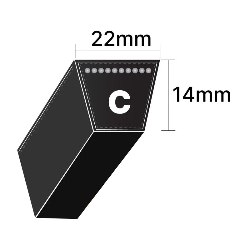 C38 Major Brand C-Section V-Belt
