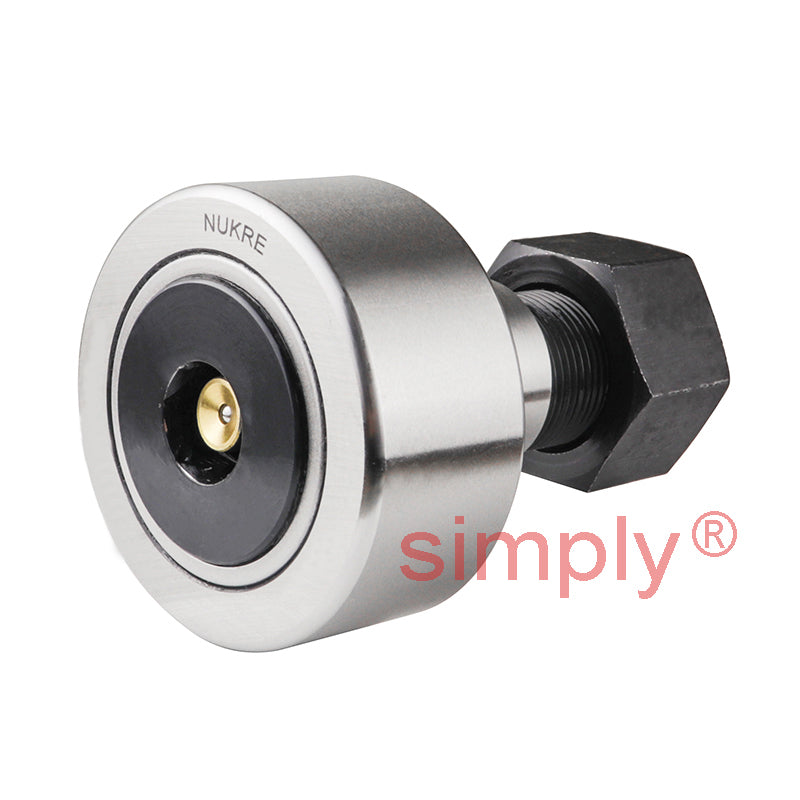 Budget NUKRE80A Crowned Cam Follower with Eccentric Stud 80x35x35 M30x1.5 Thread