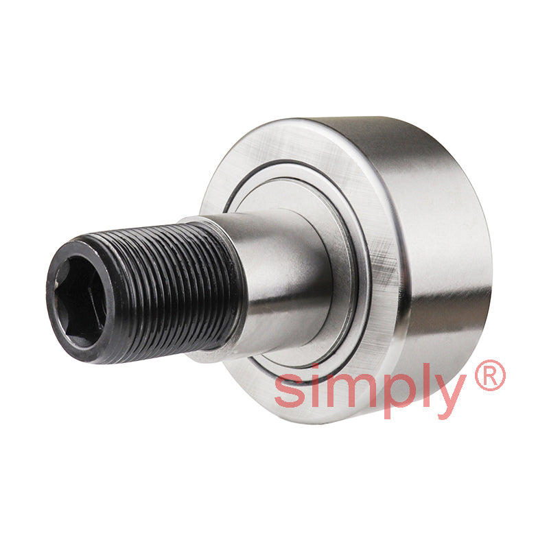 Budget NUKRE90A Crowned Cam Follower with Eccentric Stud 90x35x35 M30x1.5 Thread