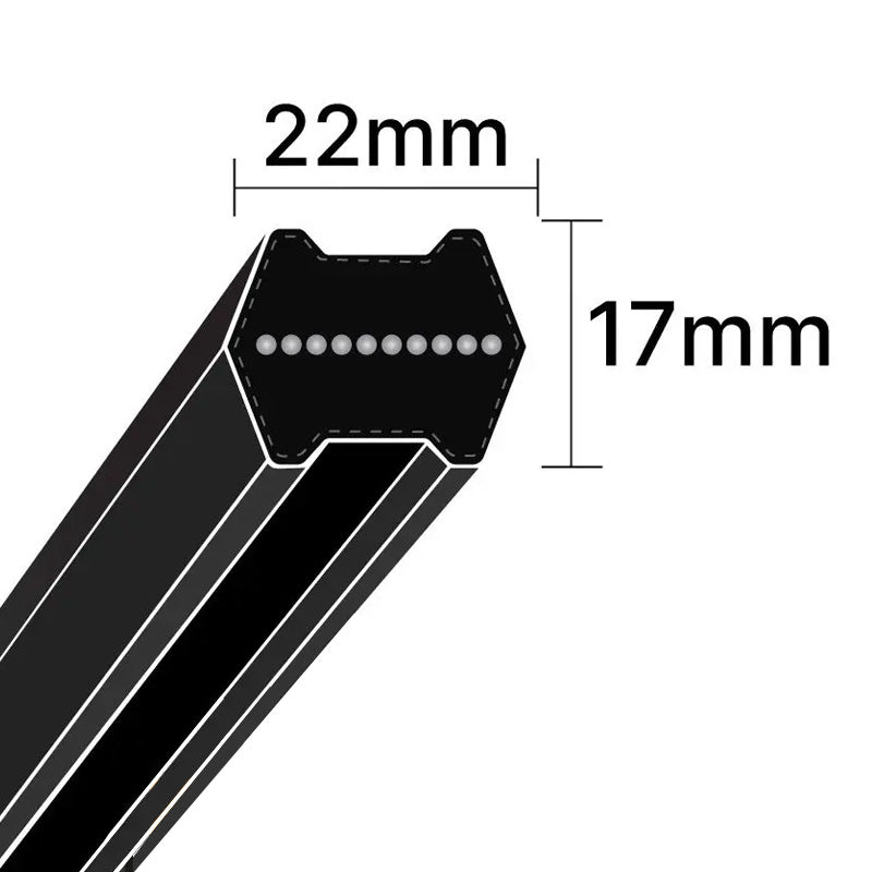 CC128 Pix Hexagon Section Double Sided V-Belt