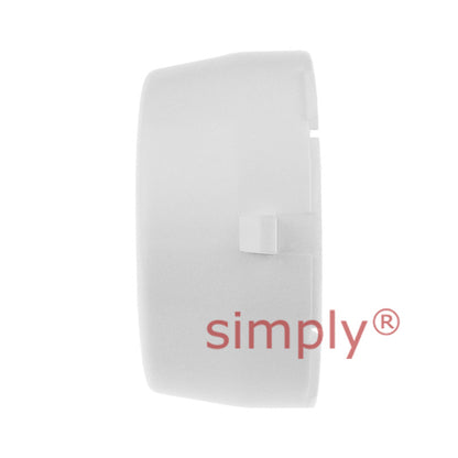 CC205 Metric Closed End Thermoplastic Safety Cap 55x25mm