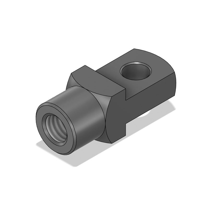 Chiavette AG12LHSS Left Hand Female Stainless Steel Clevis Mating Piece 12mm Bore M12x1.75 Thread - Allow 7-10 Days