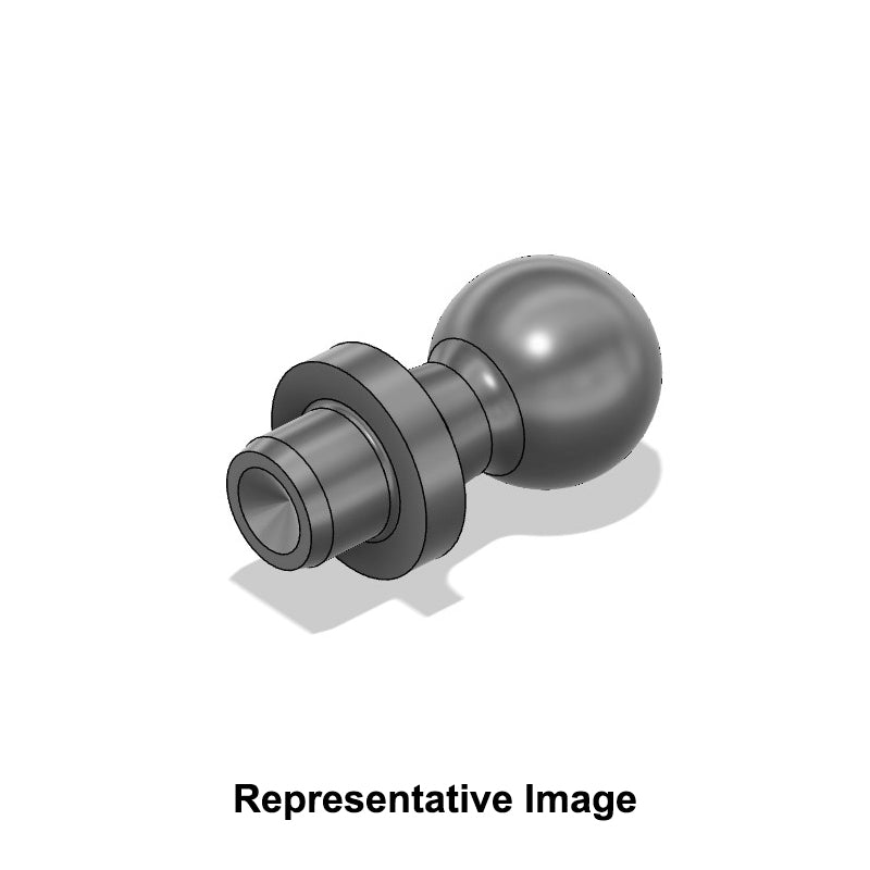 Chiavette B16x13 Steel Ball Stud Unthreaded 16mm Ball Diameter 13mm Length - Allow 2-3 Days