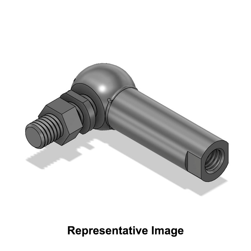 Chiavette CSL10 Right Hand Steel Long Ball Joint with Safety Clip 10mm Ball Diameter M6 Thread - Allow 2-3 Days