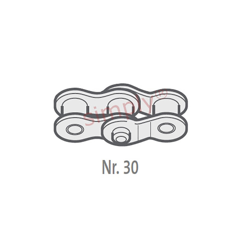 Renold SD 16B-1-NO30 BS Simplex Chain Double Cranked Link 1 inch Pitch